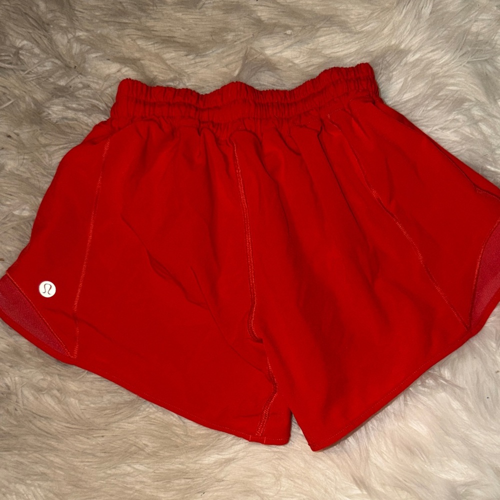 lululemon athletica Women's Bright Red Athletic Shorts